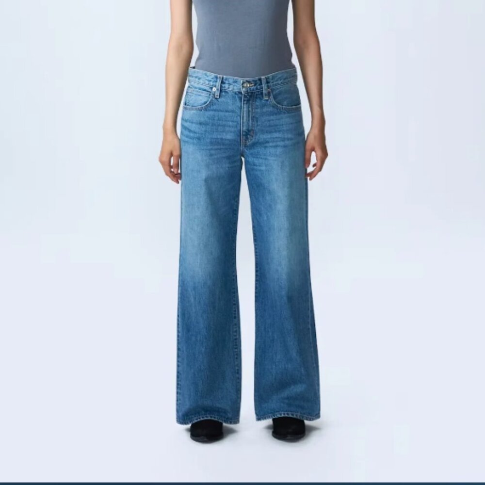 SLVRLAKE Demin Jeans - Selena Wide Leg - Wildest Dreams - Picture 9 of 9